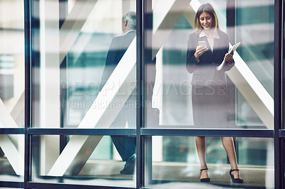 Buy stock photo Shot of white collar businesspeople in the office