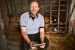 It's easy to run my dairy farm with this tablet