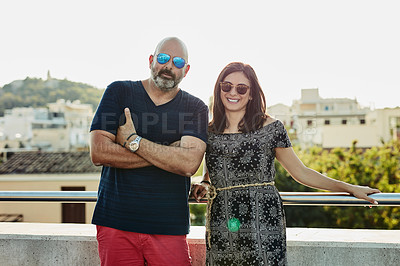 Buy stock photo Cropped shout of a couple spending time together