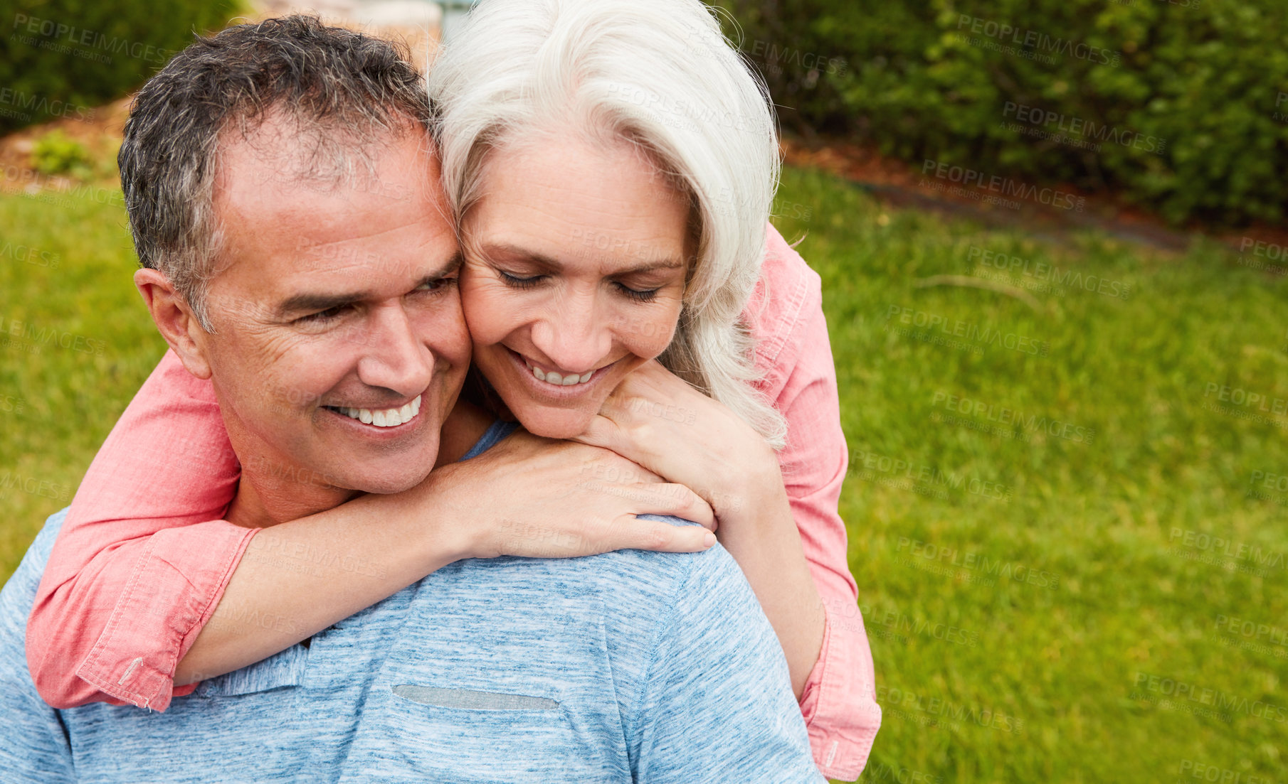 Buy stock photo Shot of a senior couple spending their day outside 