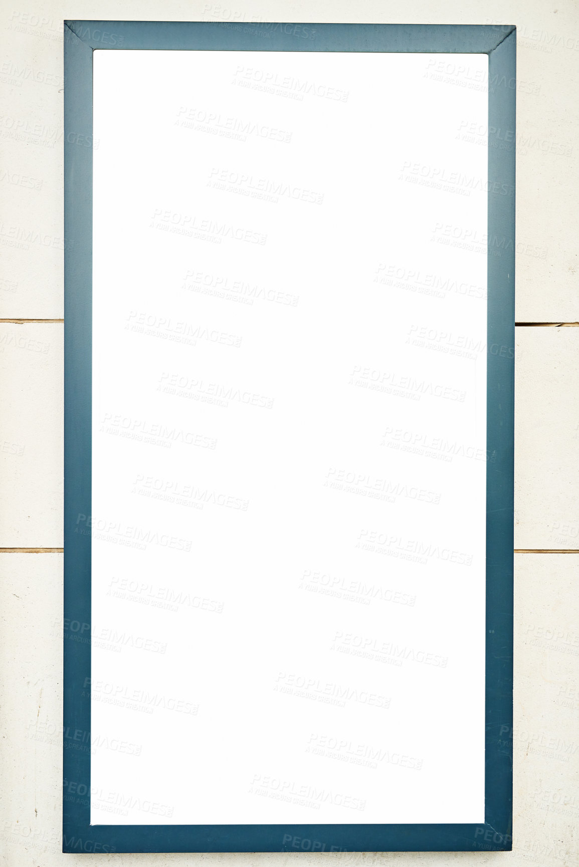 Buy stock photo Shot of a blank poster with space to add your own text