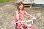 This princess gets around by bike