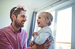 His daughter fills his world with joy and laughter