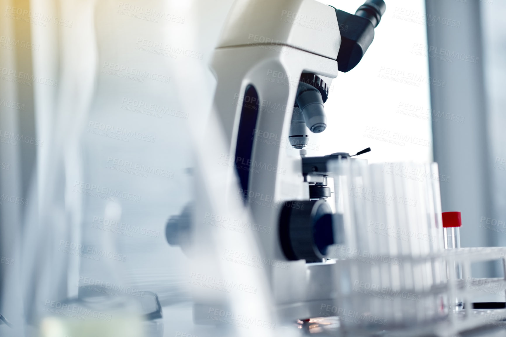 Buy stock photo Still life shot of a scientific equipment in a lab