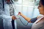 Blood pressure checks are all part of a routine checkup