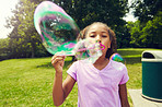 I want to blow a big bubble