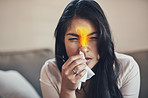 Seasonal allergies can cause nose burning and congestion