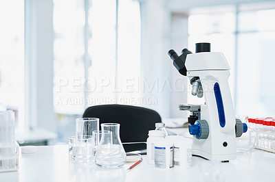 Buy stock photo Still life shot of a scientific equipment in a lab