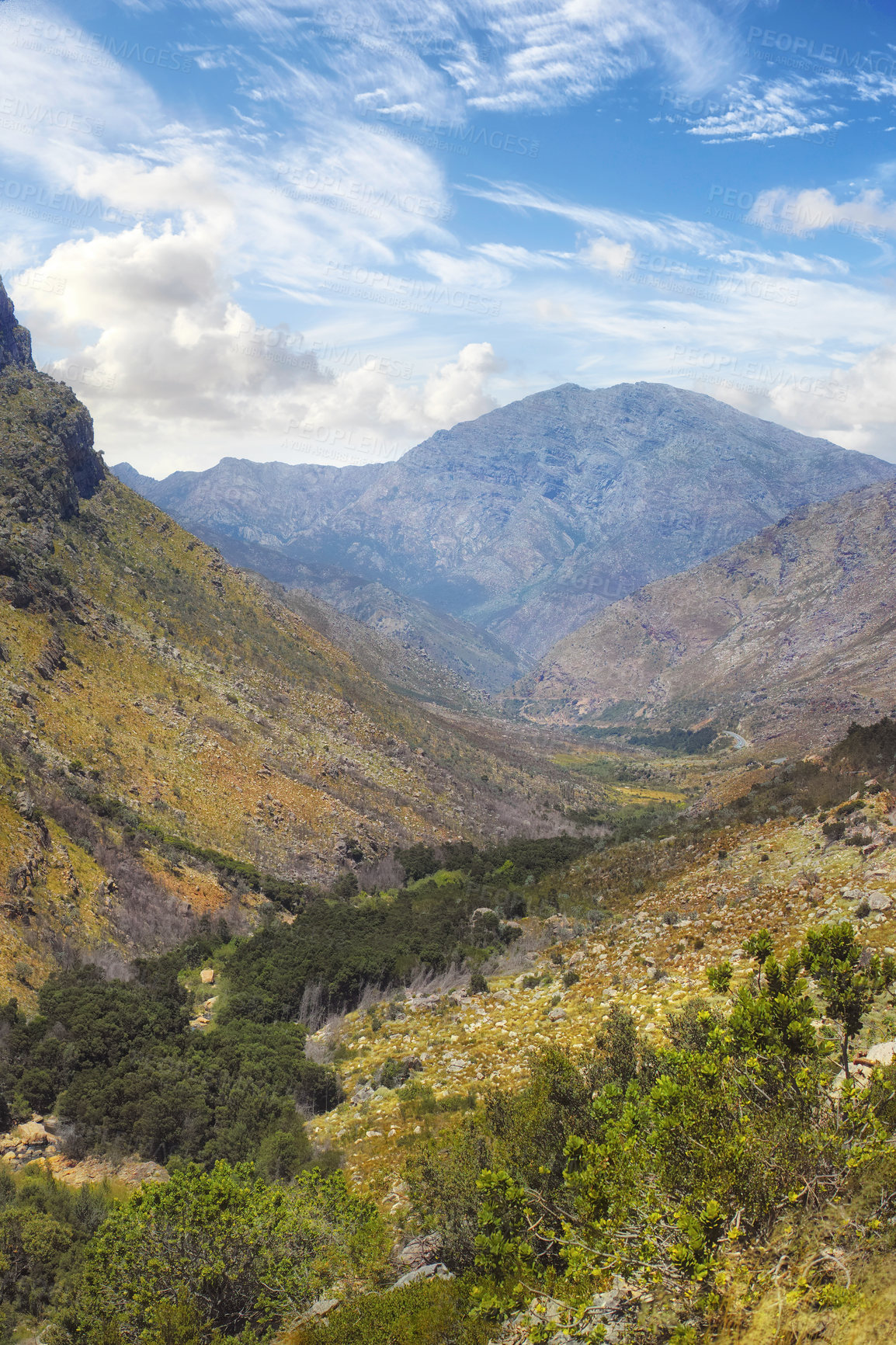 Buy stock photo The Cederberg Wilderness Area, managed by Cape Nature Conservation, is a wonderfully rugged mountain range about 200km north of Cape Town. Largely unspoiled, this designated wilderness area is characterised by high altitude fynbos and, not surprisingly, considering the name, sizeable cedar trees.