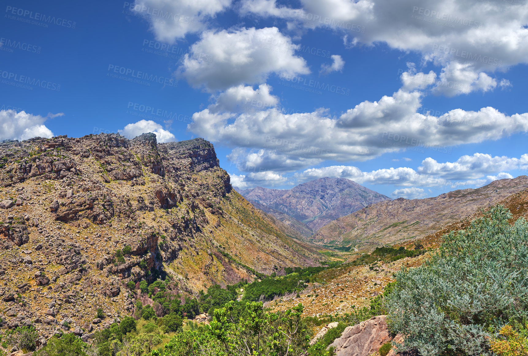 Buy stock photo The Cederberg Wilderness Area, managed by Cape Nature Conservation, is a wonderfully rugged mountain range about 200km north of Cape Town. Largely unspoiled, this designated wilderness area is characterised by high altitude fynbos and, not surprisingly, considering the name, sizeable cedar trees.