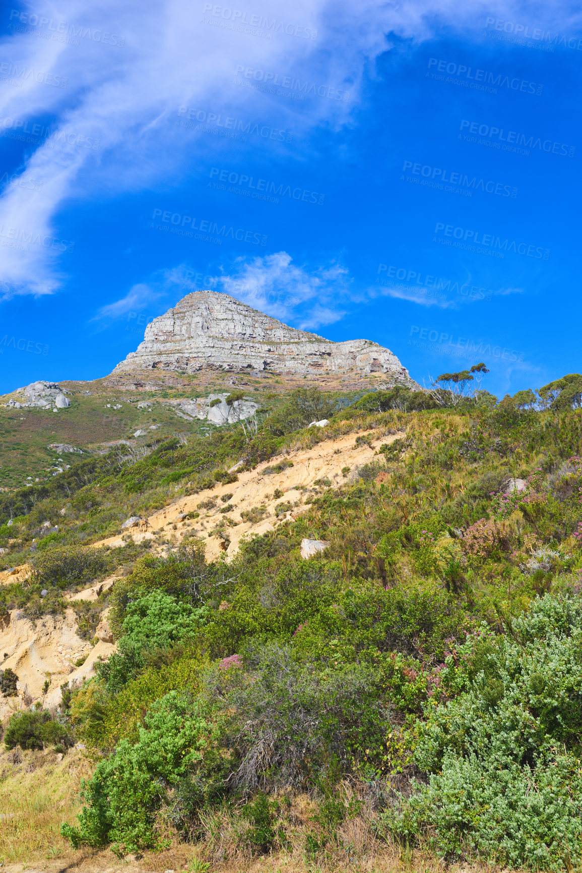 Buy stock photo Cropped shot capturing the beauty of Cape Town, South Africa