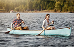 Canoeing is even better when it’s shared