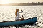 Enjoying the lake with no inhibition