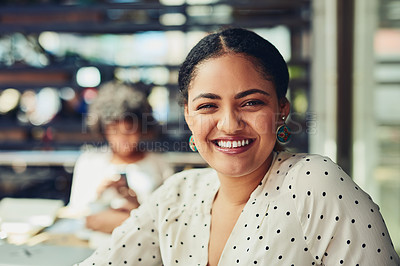 Buy stock photo Cropped shot of designers having a meeting at a coffee shop