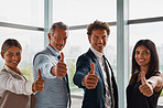 Thumbs up to creating a successful business