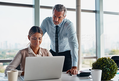 Buy stock photo Cropped shot of corporate businesspeople