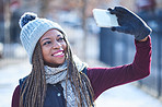Here comes the snow…and the selfies