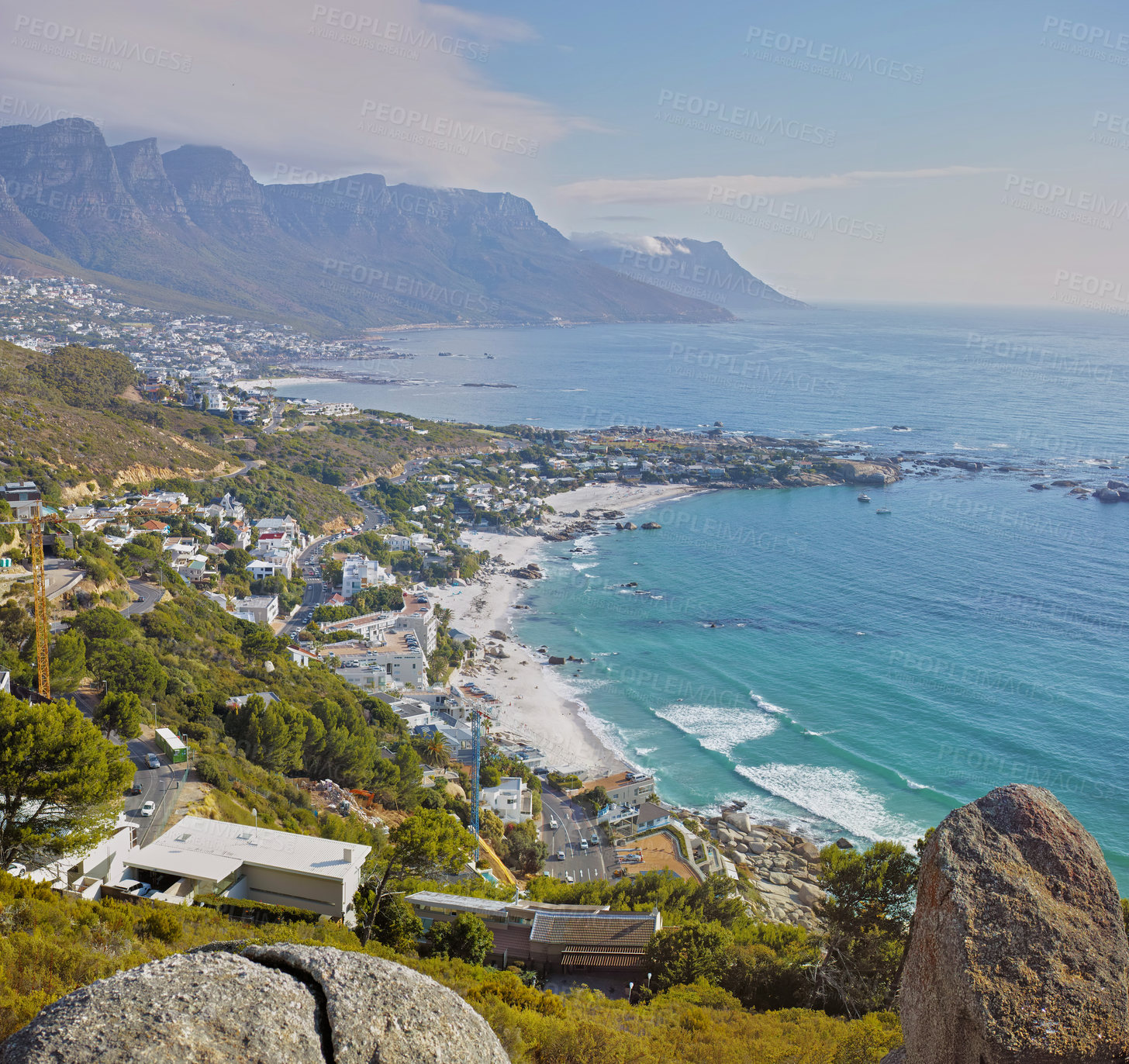 Buy stock photo Shot of Cape Town