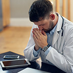 He prays before seeing every patient