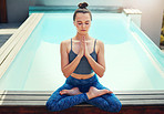 Accessing her inner peace
