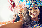 Samba dancing, lot’s of sparkle and spice