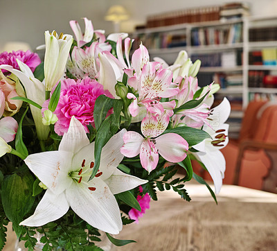 Buy stock photo Bouquet with different kind of flower