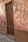 Old streets and houses of Santa Cruz, La Palma, Span