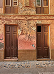 Old streets and houses of Santa Cruz, La Palma, Span