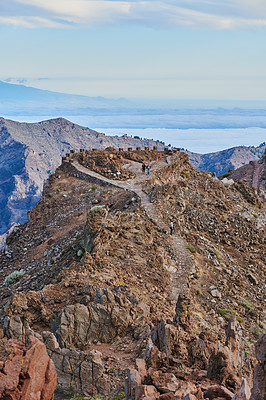 Buy stock photo Volcano area -  Roque de los Muchachos, La Palma, Spain