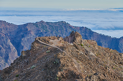 Buy stock photo Volcano area -  Roque de los Muchachos, La Palma, Spain