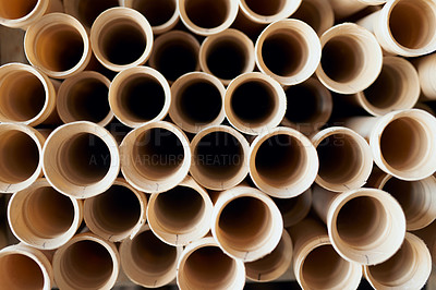 Buy stock photo Cropped shot of building materials in an industrial warehouse