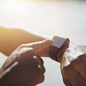 Clocking in a new time | Buy Stock Photo on PeopleImages, Picture And ...