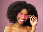 See the world through rose coloured glasses