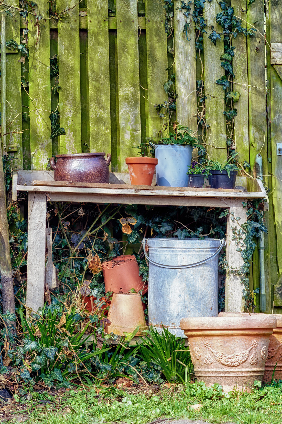 Buy stock photo Gardener's corner 