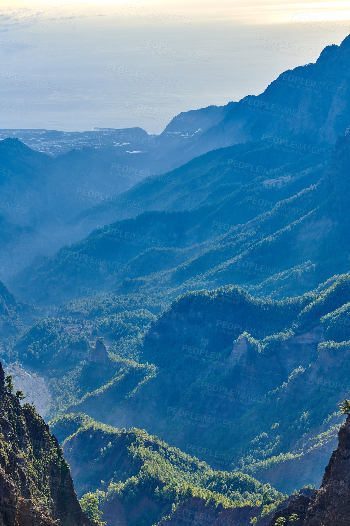 Buy stock photo Volcano area -  Roque de los Muchachos, La Palma, Spain