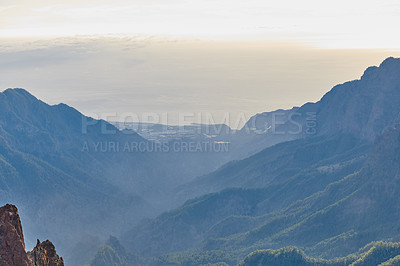 Buy stock photo Volcano area -  Roque de los Muchachos, La Palma, Spain