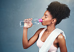 Drinking water helps maintain the balance of body fluids