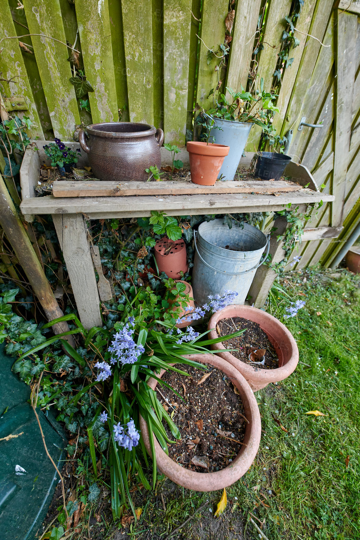 Buy stock photo Gardener's corner 