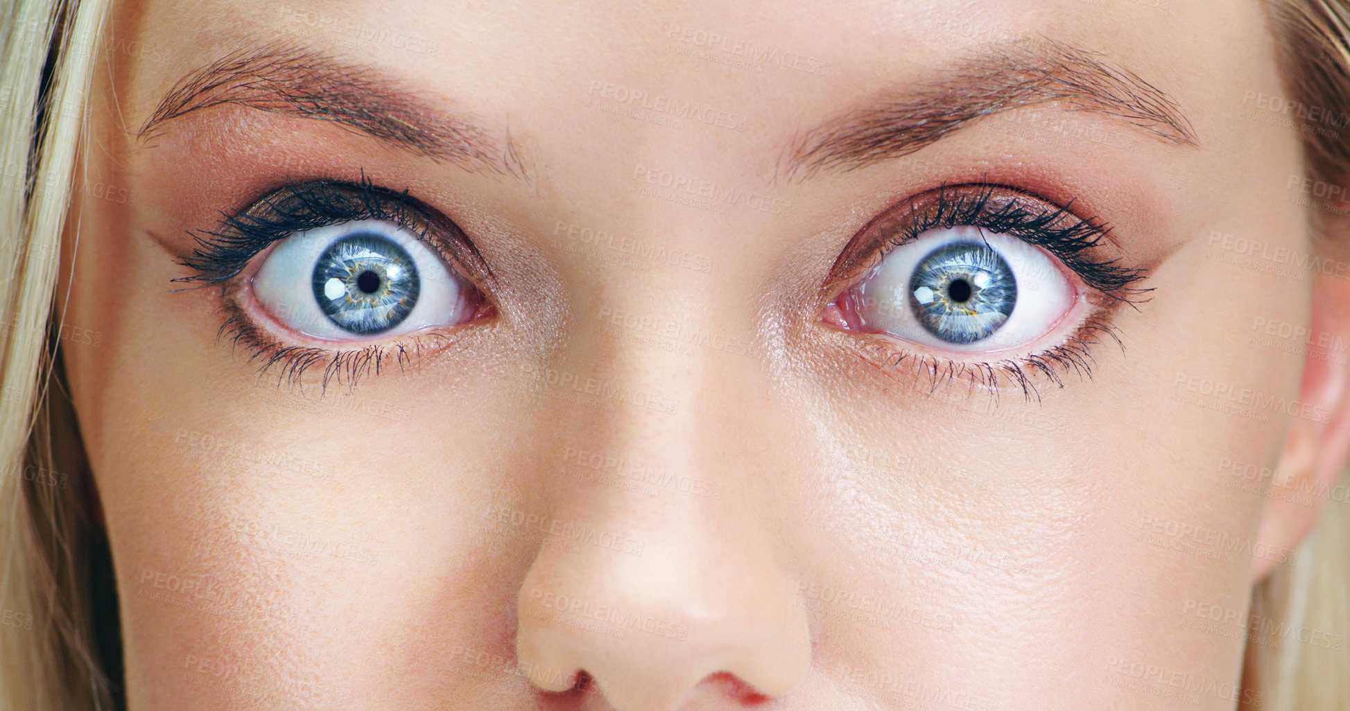 Buy stock photo Closeup beauty shot of a young woman's eye