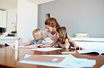 Make doing homework a fun activity in the house
