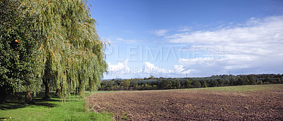 Buy stock photo A photo of the countryside in early springtime