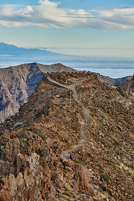 Buy stock photo Volcano area -  Roque de los Muchachos, La Palma, Spain