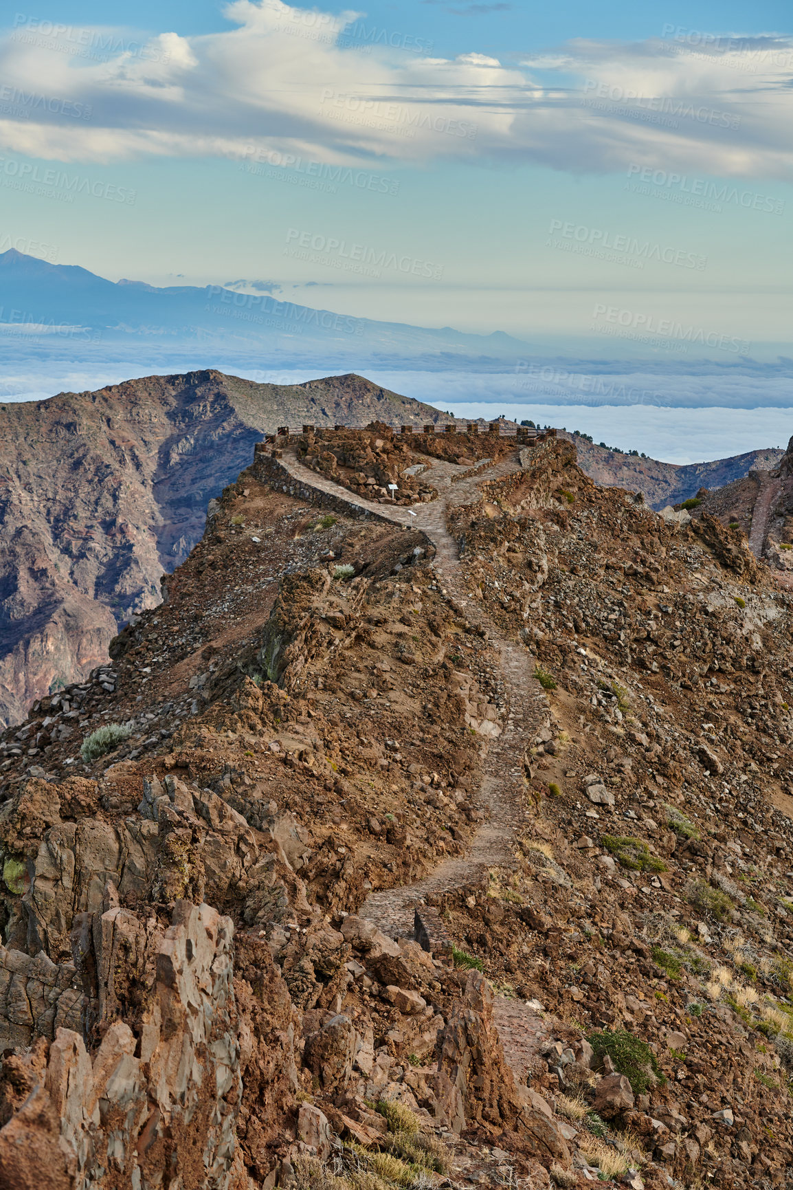 Buy stock photo Volcano area -  Roque de los Muchachos, La Palma, Spain