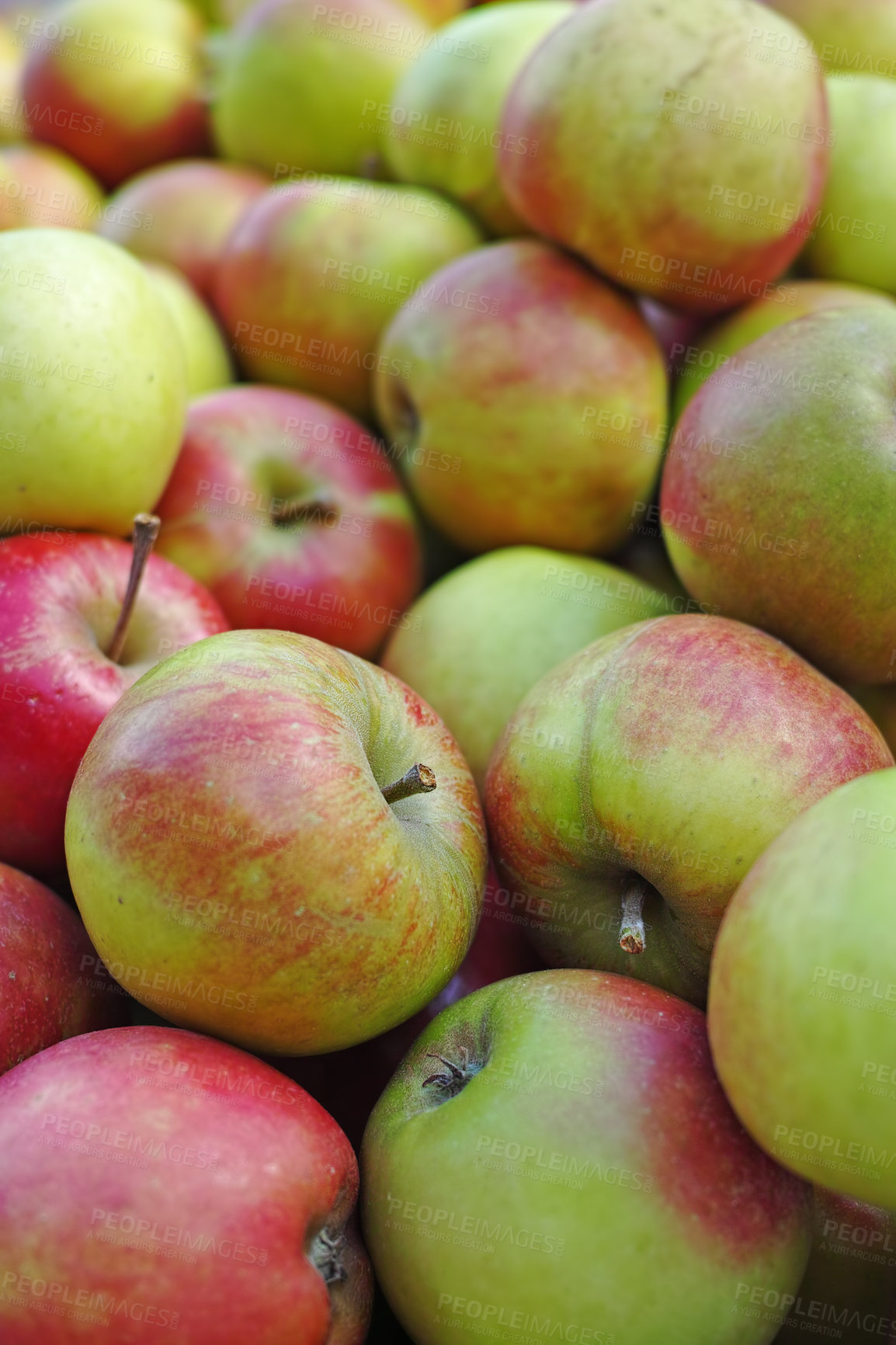 Buy stock photo A photo An apple a day keeps the doctor away apples