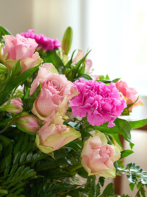 Buy stock photo Bouquet with different kind of flowers