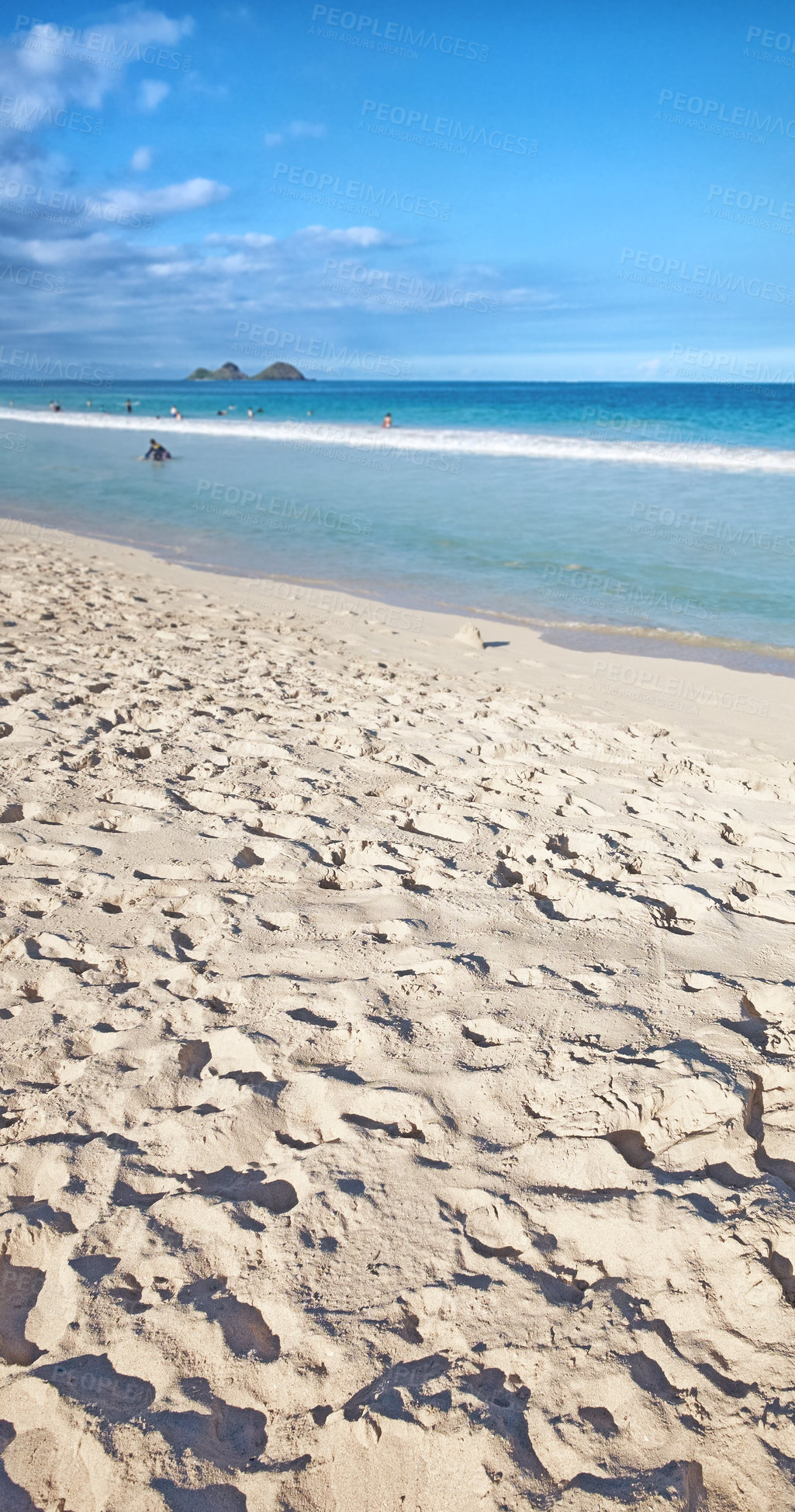 Buy stock photo Lanikai Beach of Oahu, Hawaii