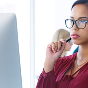 Don't think too hard | Buy Stock Photo on PeopleImages, Picture And ...