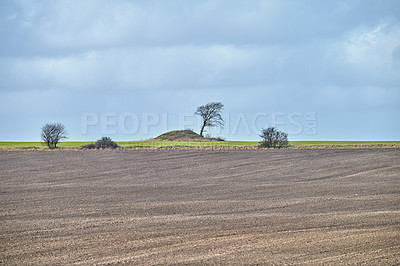 Buy stock photo A photo of the countryside in early springtime