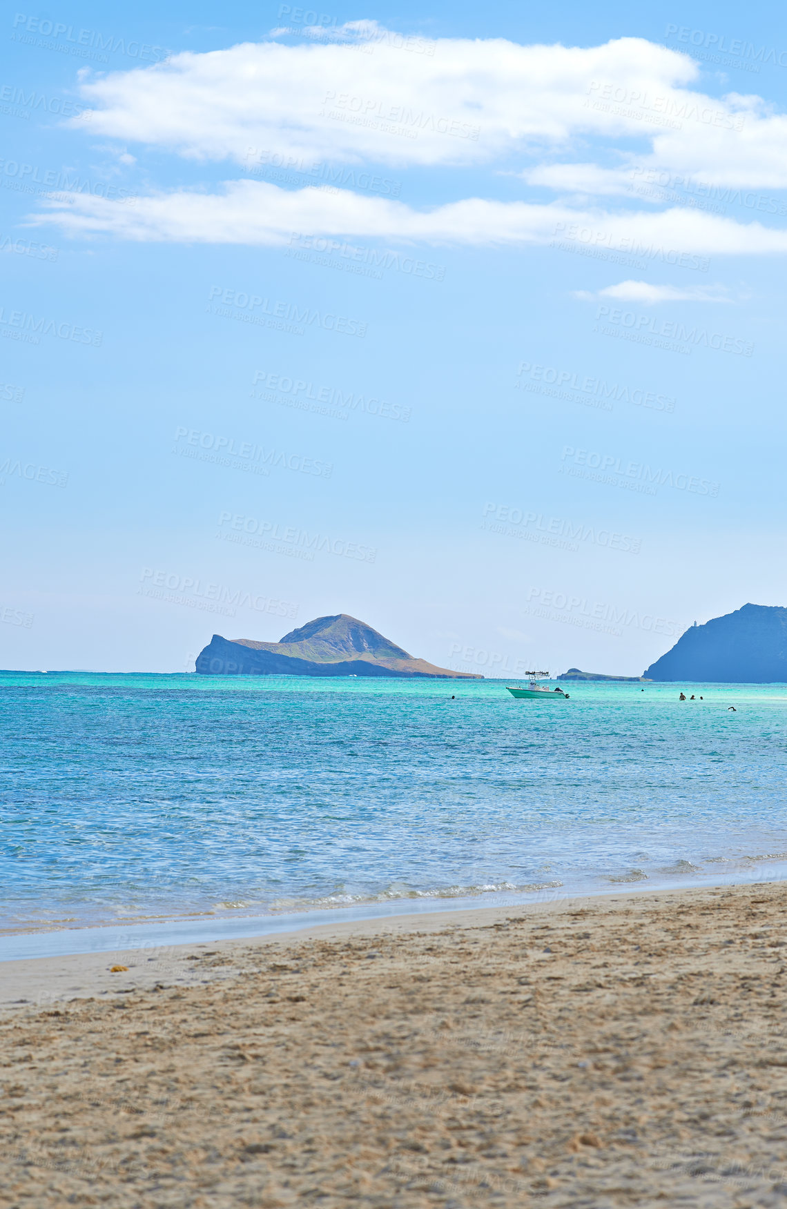 Buy stock photo Lanikai Beach of Oahu, Hawaii