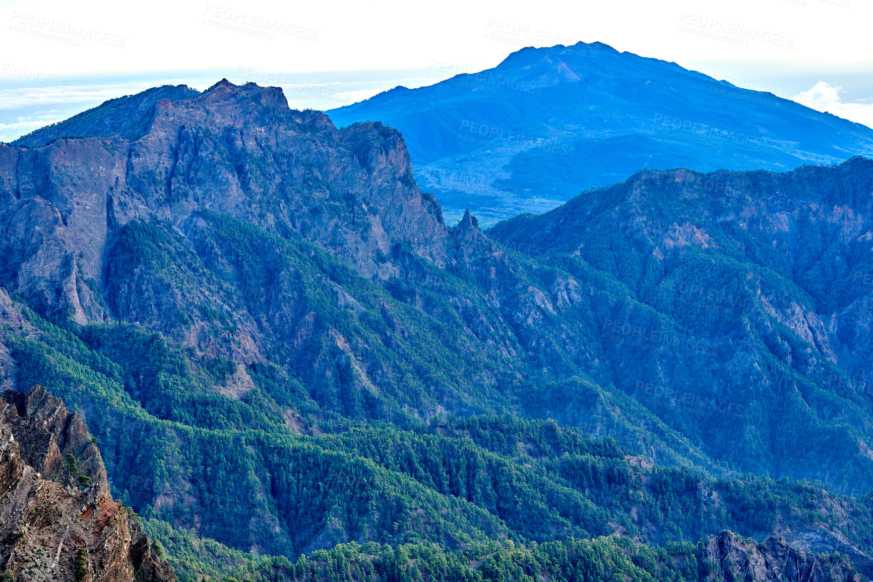 Buy stock photo Volcano area -  Roque de los Muchachos, La Palma, Spain